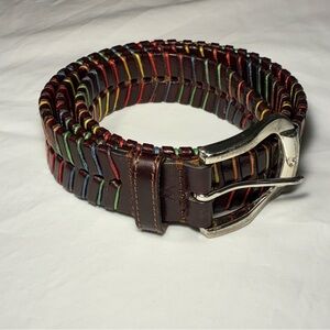 Martin Dingman Livingston Hand Laced
Saddle Leather Belt Size 36